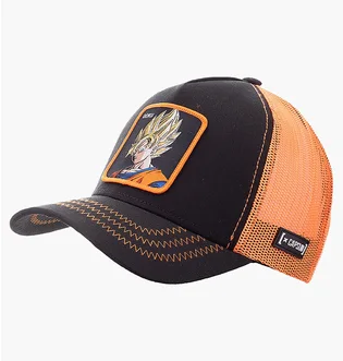 Кепка унисекс Capslab Dragon Ball Super Black/Orange CL-DBZ-1-GO3