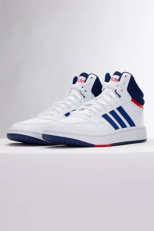 Кроссовки детские Adidas Hoops 3.0 Mid White GZ9647