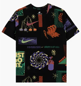 Футболка чоловіча Nike Nsw Festival Aop Black FB9780-010