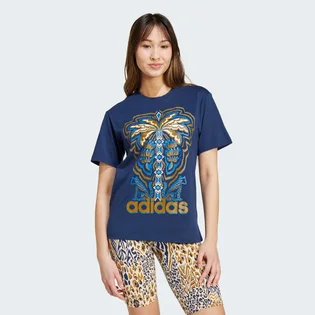 Футболка женская Adidas X Farm Rio Graphic T-Shirt Blue IV9758
