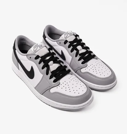 Кроссовки мужские Air Jordan 1 Low Og Barons White/Grey CZ0790-110