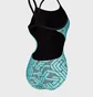 Купальник женский Arena Escape Swimsuit Challenge Back 44 Turquoise 007739-580