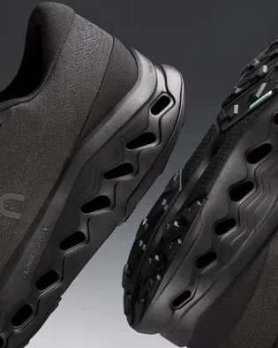 Кросівки чоловічі On Cloudsurfer Trail 2 Waterproof Black 3MF30241043