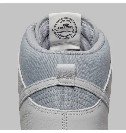 Кросівки чоловічі Nike Dunk High Retro Premium Grey Dq8800-001