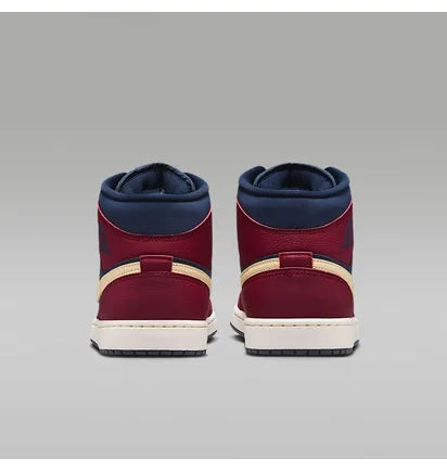 Кросівки чоловічі Air Jordan 1 Mid Se Blue/Bordo IO7449-600