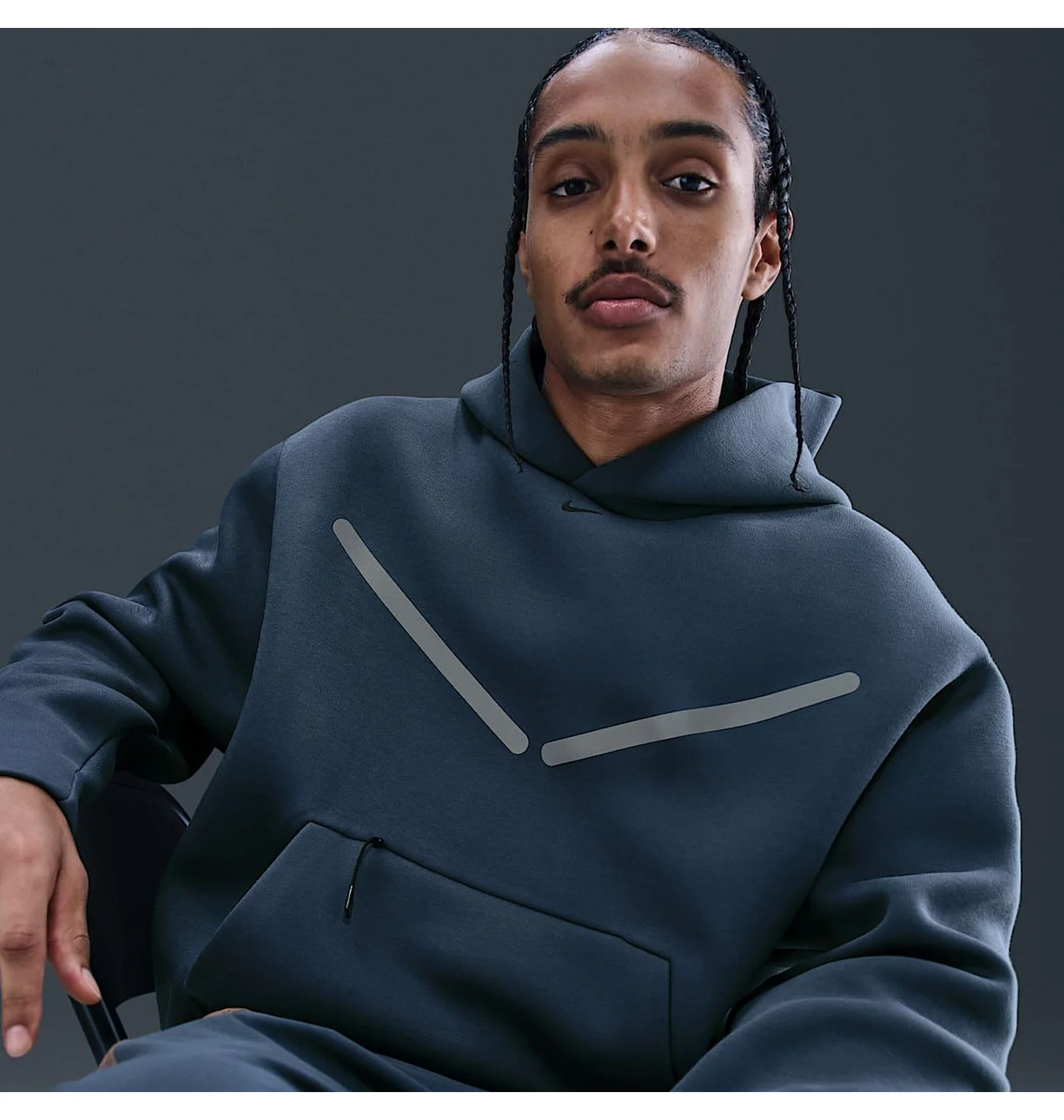 ᐉ Худі чоловіче Nike Tech Po Blue HV1342-437 - придбати в