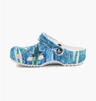 Тапочки детские Crocs Classic Party Light Blue 207826-941