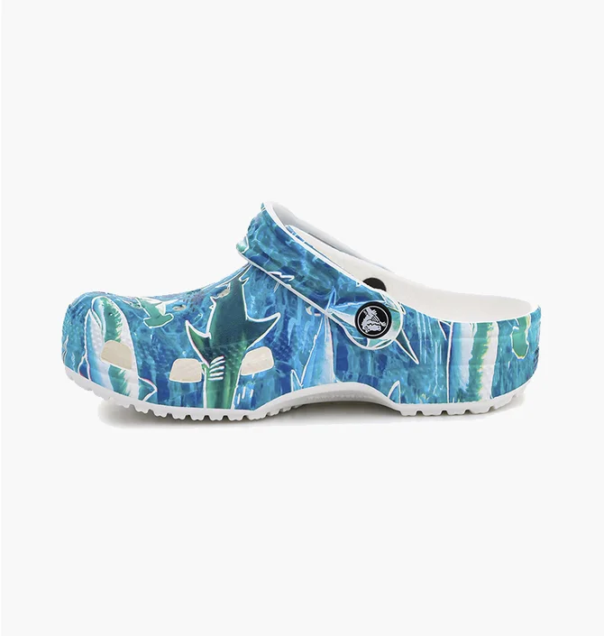 Тапочки детские Crocs Classic Party Light Blue 207826-941