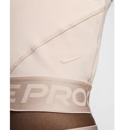 Топ женский Nike Pro Dri-Fit Beige FQ7934-207