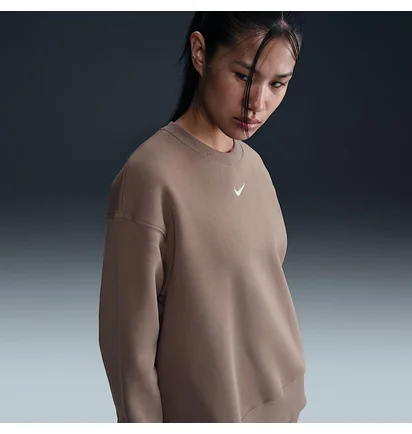 Свитшот женский Nike Sportswear Phoenix Fleece Brown FZ4270-233