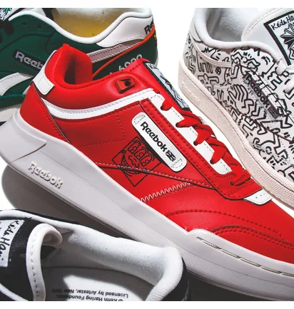Кросівки чоловічі Reebok Club C Legacy Keith Haring Red GZ1459