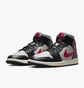 Кросівки жіночі Air Jordan Air 1 Mid Shoes White/Black BQ6472-060