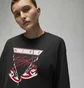 Футболка женская Air Jordan T-Shirt W J Flight Shoe Gfx Os Black Dv1411-010