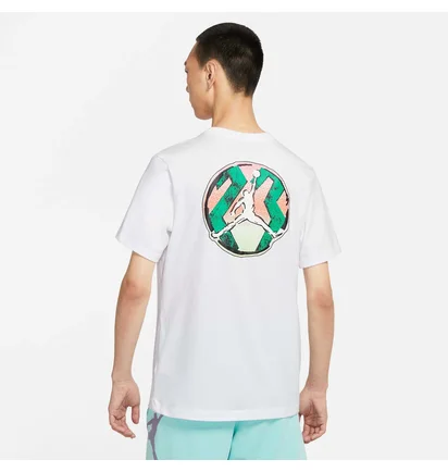 Футболка чоловіча Air Jordan M J Sprt Dna Hbr Ss Crew White CZ8083-100