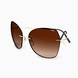 Сонцезахисні окуляри жіночі Silhouette Brown/Gold 8192-7530