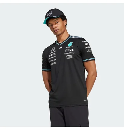 Футболка чоловіча Adidas Mercedes - Amg Petronas Formula One Team Driver Authentic Black JY2607