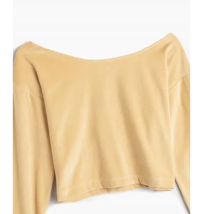 Свитшот женский Adidas Off Shoulder Sweatshirt Beige H18839