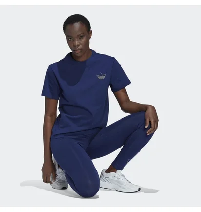 Футболка женская Adidas Tee Blue Hk5176