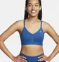 Топ женский Nike Padded V-Neck Sports Bra Blue CZ4456-477