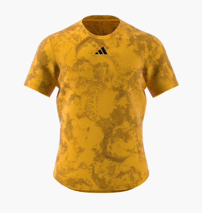 Футболка чоловіча Adidas Paris Freelift T-Shirt Yellow IB4605