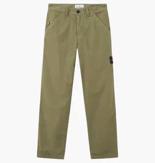 Штаны мужские Stone Island Mercerised Organic Cotton Ripstop Chino Pant Olive L1S153100008-S0298-V005G