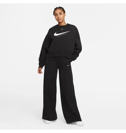Світшот жіночий Nike W Nsw Trend Crew Flc Swoosh Black Dq4506-010