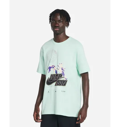 Футболка мужская Air Jordan Jumpman Crew Tee Light Blue Dm1452-379