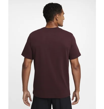 Футболка чоловіча Nike M Nk Df Tee Slub Iykyk Bordo HF6142-010