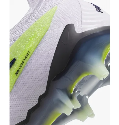 Бутсы унисекс Nike Gripknit Phantom Gx Elite Fg White/Green DC9968-705