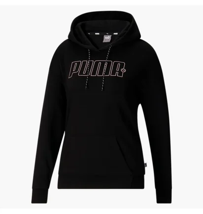 Худи женское Puma Rebel Terry Hoodie Black 671167-01