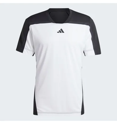 Футболка чоловіча Adidas Tennis Heat.Rdy Pro Freelift T-Shirt White/Black IS8967