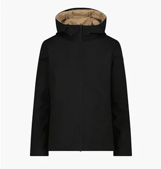 Куртка жіноча CMP Reverse Fix Hood Feel Black/Beige 35K3586-U901