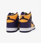 Кроссовки мужские Nike Dunk Hi Retro Violet/Yellow Dd1399-500