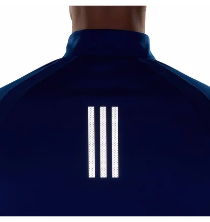 Кофта чоловіча Adidas Fast Half Zip Long Sleeve Running Top Blue HK5641
