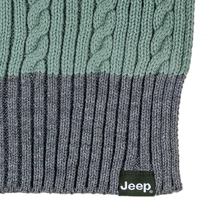 Шарф унисекс Jeep Twisted Tricot Scarf J22W Olive O102603-E858