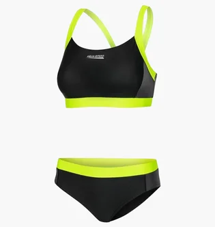 Купальник женский Aqua speed Naomi 7123 42 Black/Green 460-138
