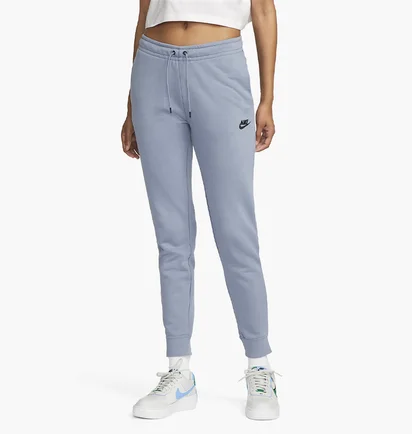 Штани жіночі Nike Essntl Pant Reg Flc Mr Light Blue Dx2320-493