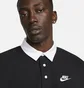 Кофта мужская Nike Club Fleece MenS Brushed-Back Long-Sleeve Polo Black DX0537-010