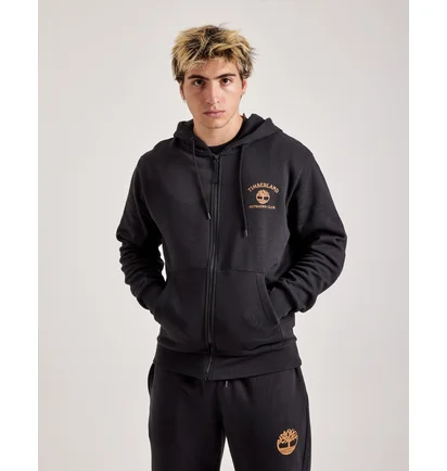 Толстовка мужская Timberland Full-Zip Hoodie Black TB0A2MNA001