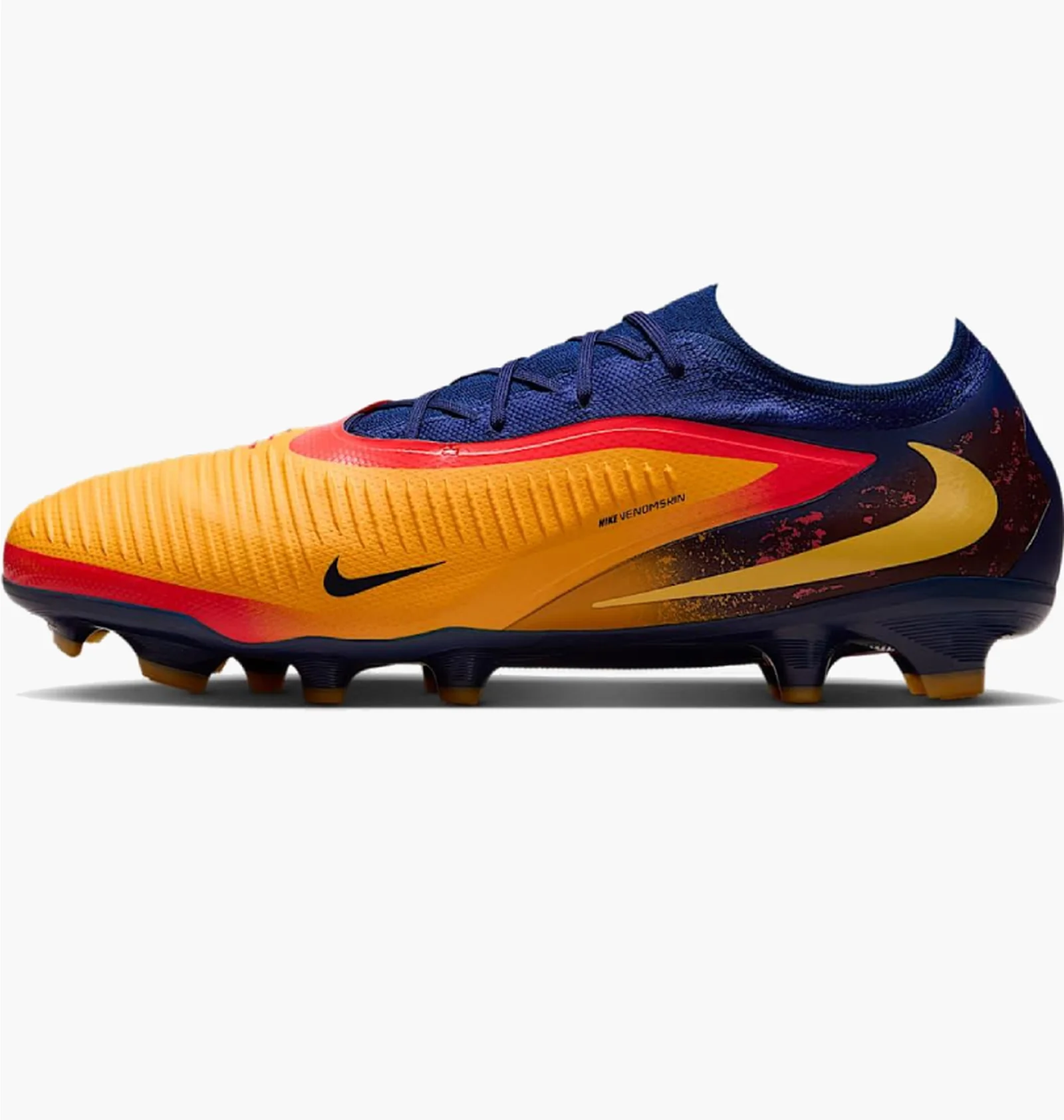 Nike Phantom サッカーシューズ オレンジ/ライトブルー ᐉ Бутсы унисекс Nike Phantom 6 Low Pro Orange/Blue IB3094-800