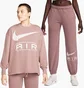 Спортивный костюм женский Nike Nsw Air Oos Flc Crew Bordo FN1897-208__FN1902-208