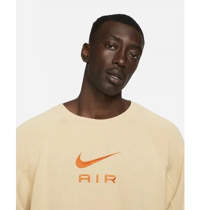Свитшот мужской Nike Air Ft Hoodie Yellow DV9829-252