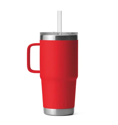 Термокружка Yeti Rambler 25Oz (739Ml) Straw Mug Red 70000001825
