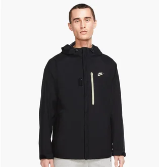 Толстовка мужская Nike M Nsw Sf Lgcy Shell Hd Jkt Black DM5499-010