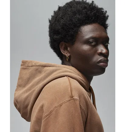 Худи мужское Air Jordan Essentials Statement Fleece Washed Pullover Hoodie Brown FB7290-281