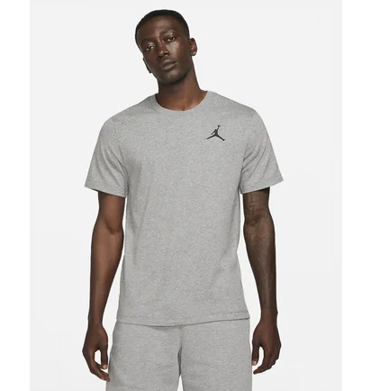 Футболка чоловіча Air Jordan M J Jumpman Emb Ss Crew Grey DC7485-091