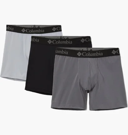 Трусы мужские Columbia (3 шт) Black/Grey DGU0524-030