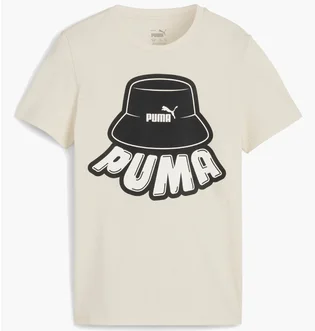 Футболка детская Puma Ess+ Mid 90S Youth Graphic Tee Beige 679720-87
