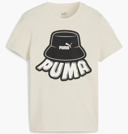 Футболка дитяча Puma Ess+ Mid 90S Youth Graphic Tee Beige 679720-87