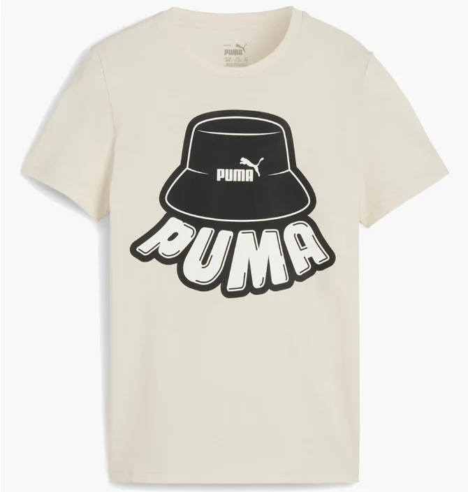 Футболка дитяча Puma Ess+ Mid 90S Youth Graphic Tee Beige 679720-87